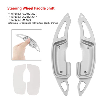 Shift Pallets for Lexus RX GX (2003–2023) Aluminum Silver