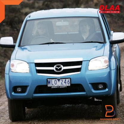 Fog Lamp Spot Light for Mazda BT-50 Ute (2009-2011) Black Cover Trim