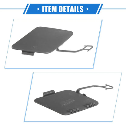 Rear Bumper Tow Hook Eye Hole Cover Cap Gray for BMW 3 F30 (2012-2015)