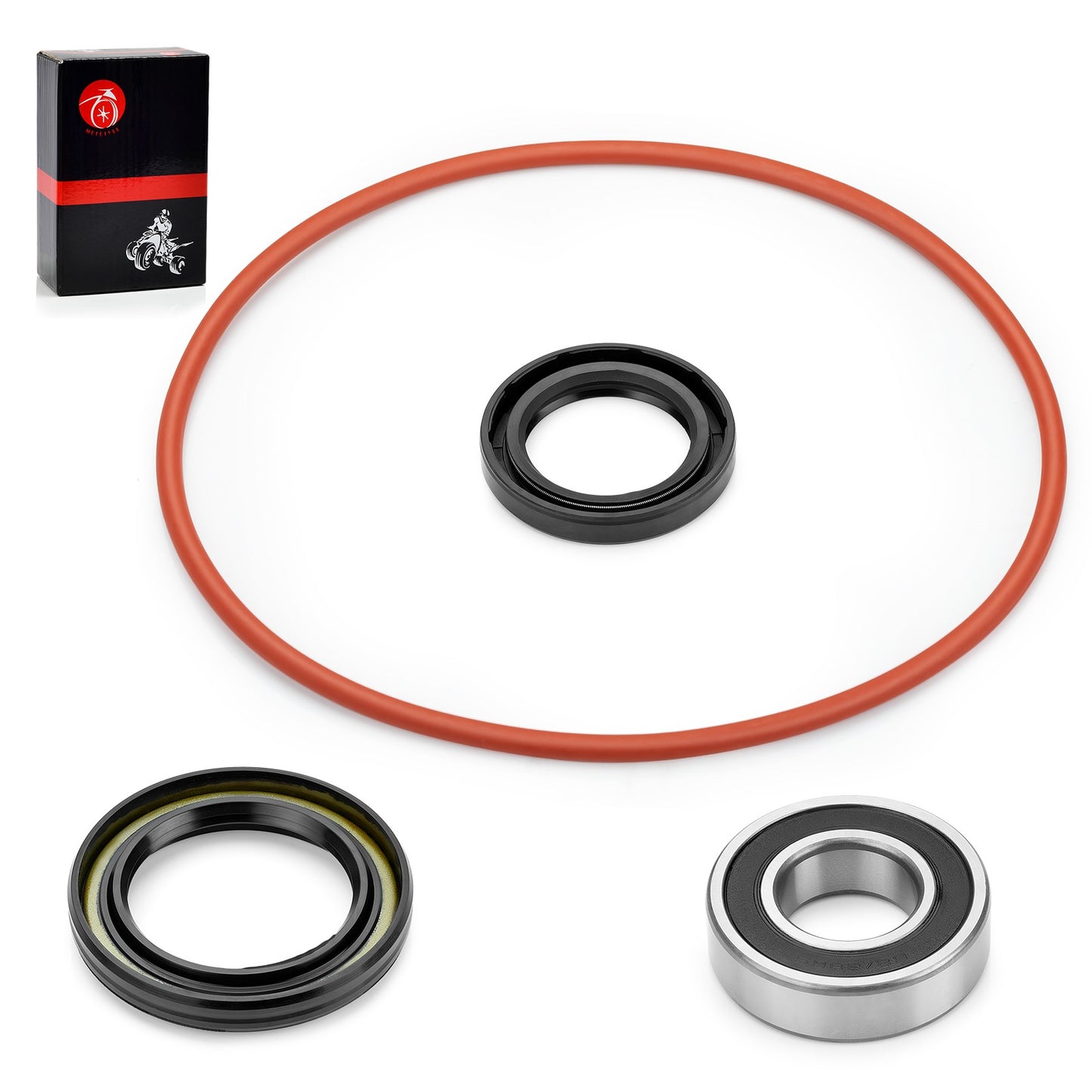Rear Brake Drum Bearing and Seal Kit for Yamaha Grizzly 350 (2007–2014)