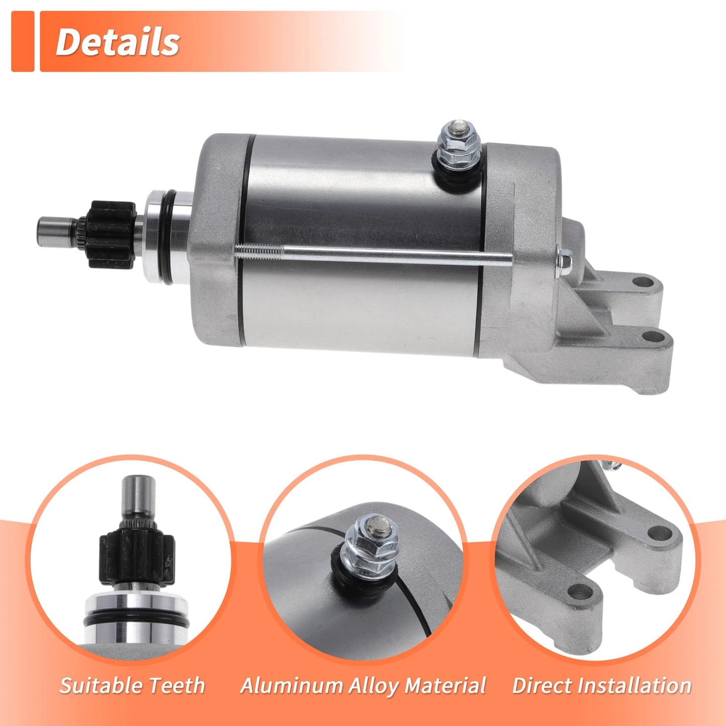Starter Motor No.3TB-81800-00-00 for Yamaha Grizzly 600 (2000–2001)