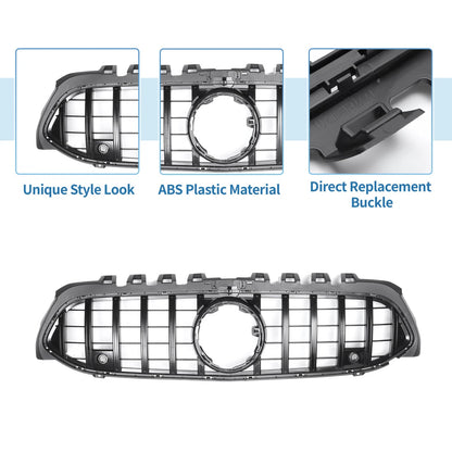 Front Upper Bumper Grille for Mercedes-Benz (with Hole)