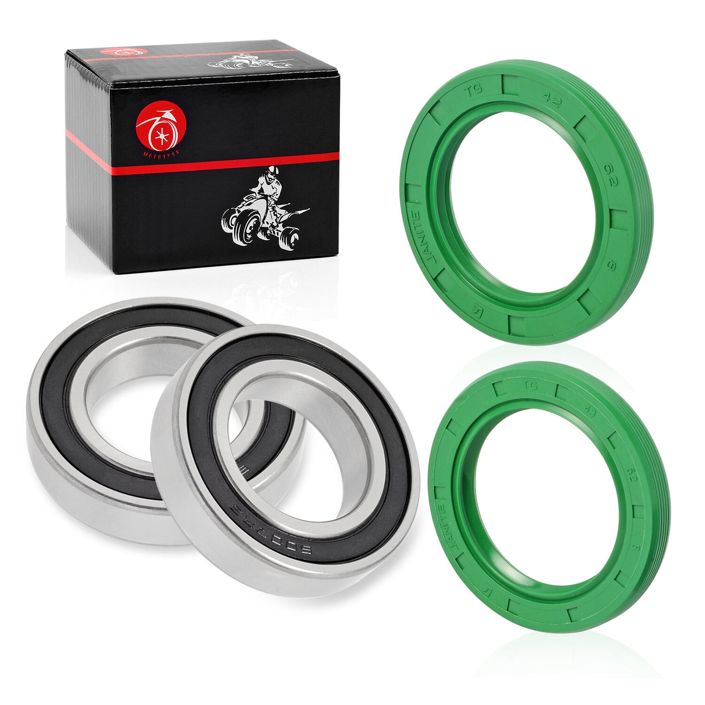 Rear Wheel Axle Carrier Bearings & Seal for Yamaha Raptor 660R (2001–2005)