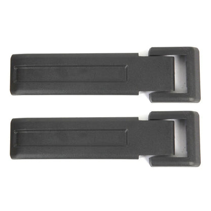 Upper Rear Tailgate Hinge Covers Black for Jeep Wrangler JK (2007-2018)
