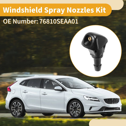 Windshield Washer Nozzle Kit for Honda Civic MK6 MK7 (1992-2005)
