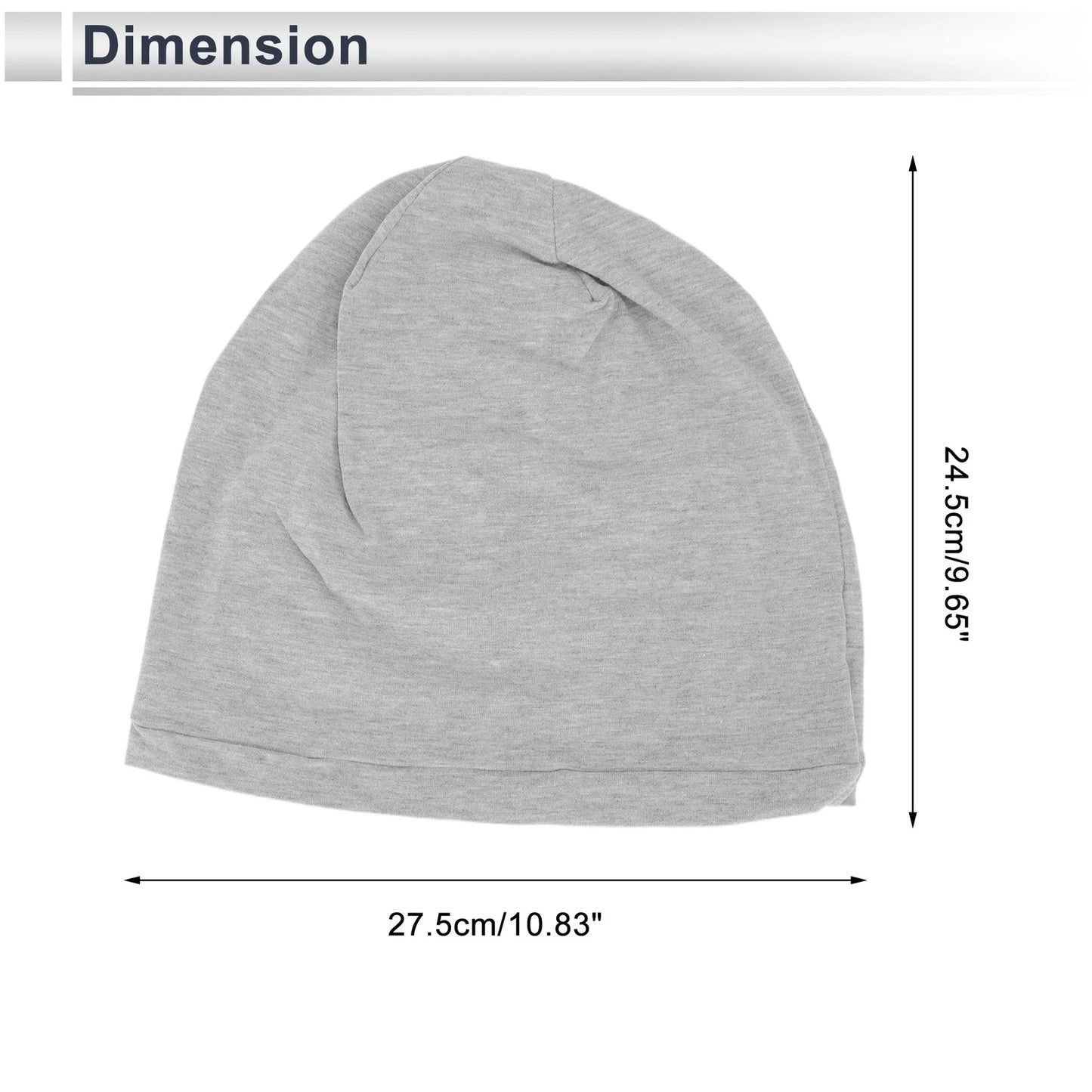 Cycling Hat Soft Breathable Light Gray 27.5x24.5cm (2023)