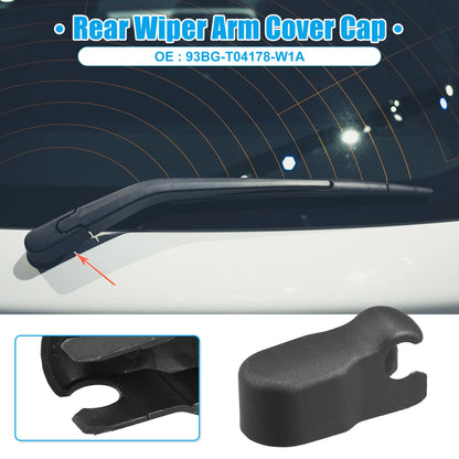 Rear Windshield Wiper Arm Nut Cap for Ford C-Max (2003–2007) 93BG-T04178-W1A Black