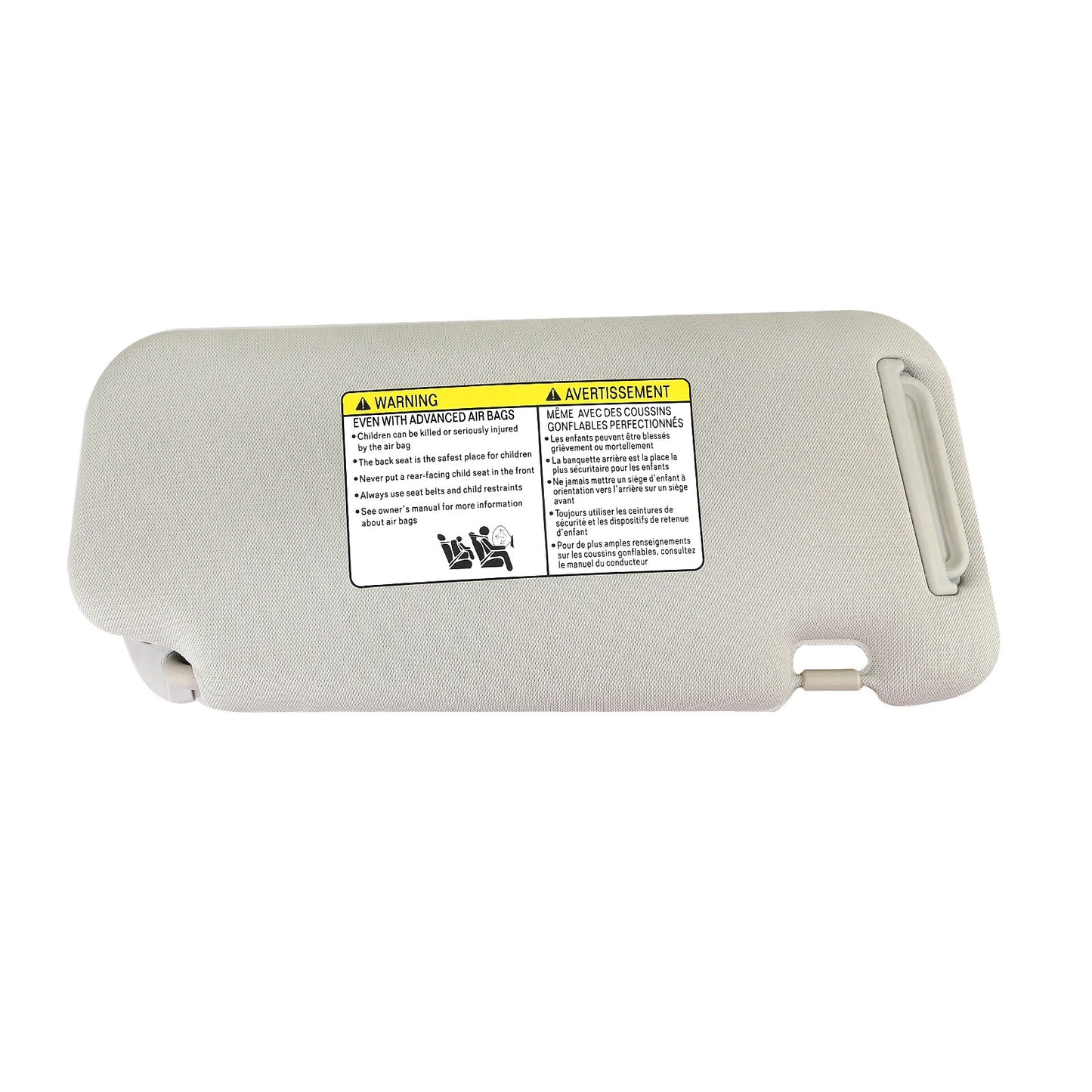 1 Pair Gray Car Sun Visor for Nissan Murano (2009-2014)