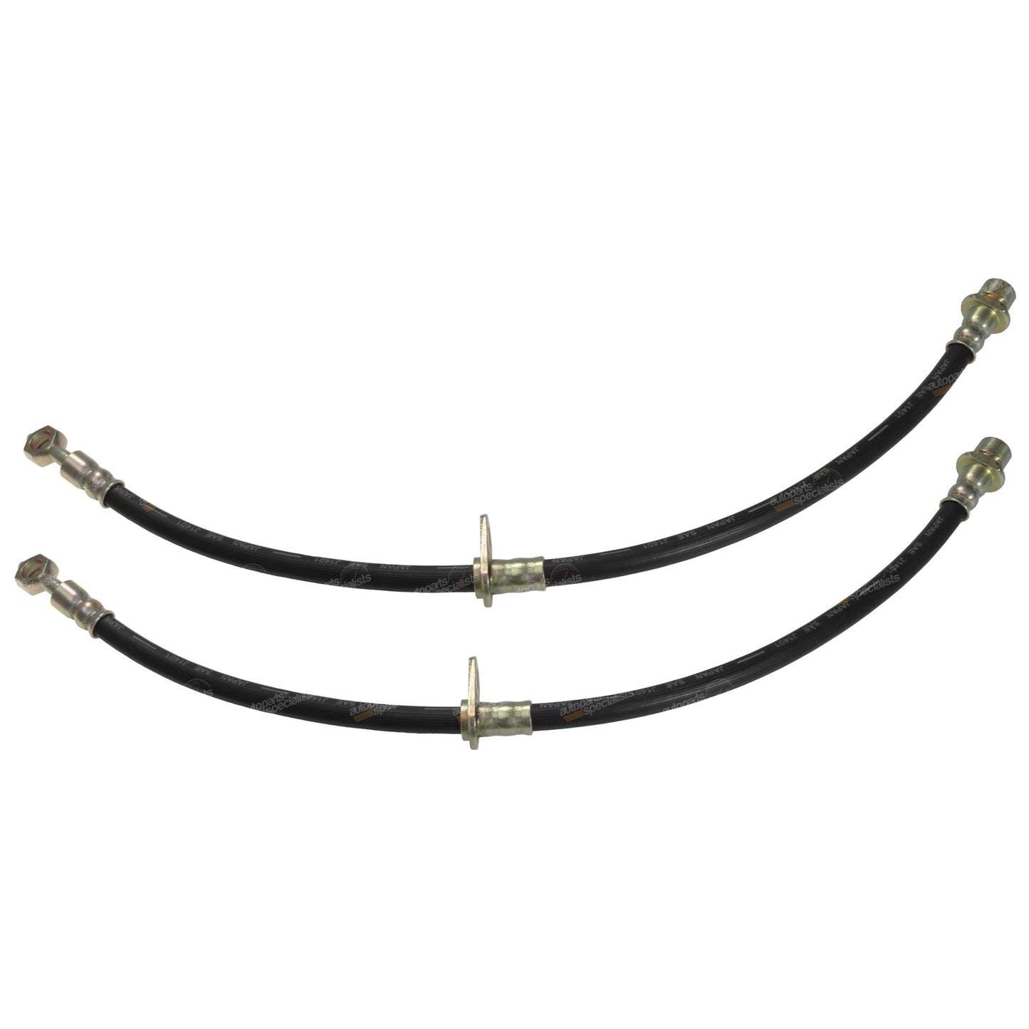 Pair of Front Caliper Brake Hoses for Toyota RAV4 (1994–2000)
