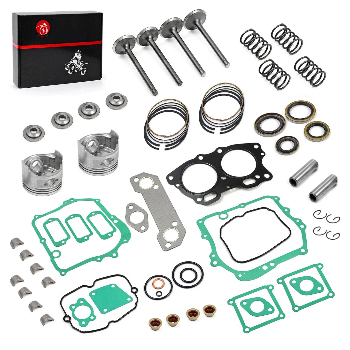 Piston Intake Exhaust Valve Gasket for EZGO Golf Cart EH35C