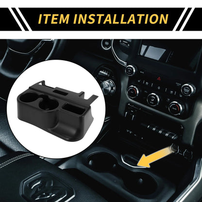 Center Console Cup Holder for Dodge Ram 1500 2500 3500 (2019-2023)