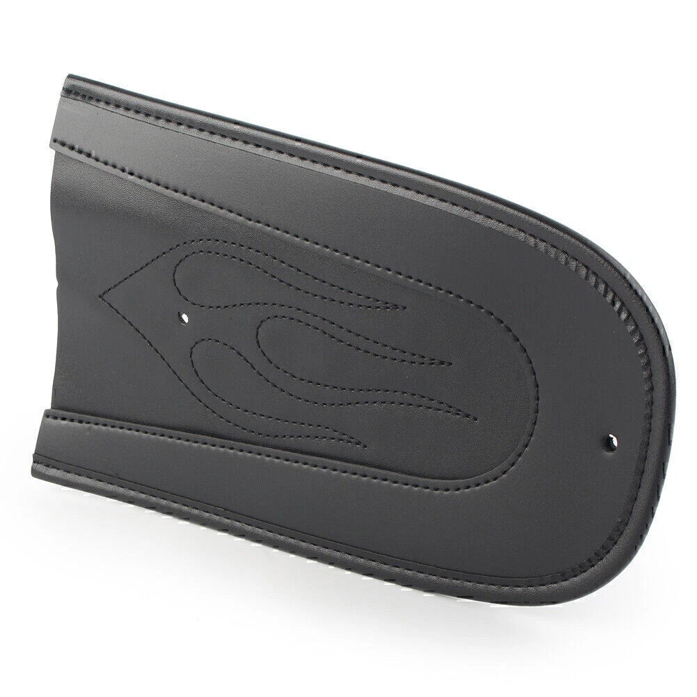Leather Flame Solo Seat Rear Fender Bib for Harley Sportster XL883 XL1200 (04-15)