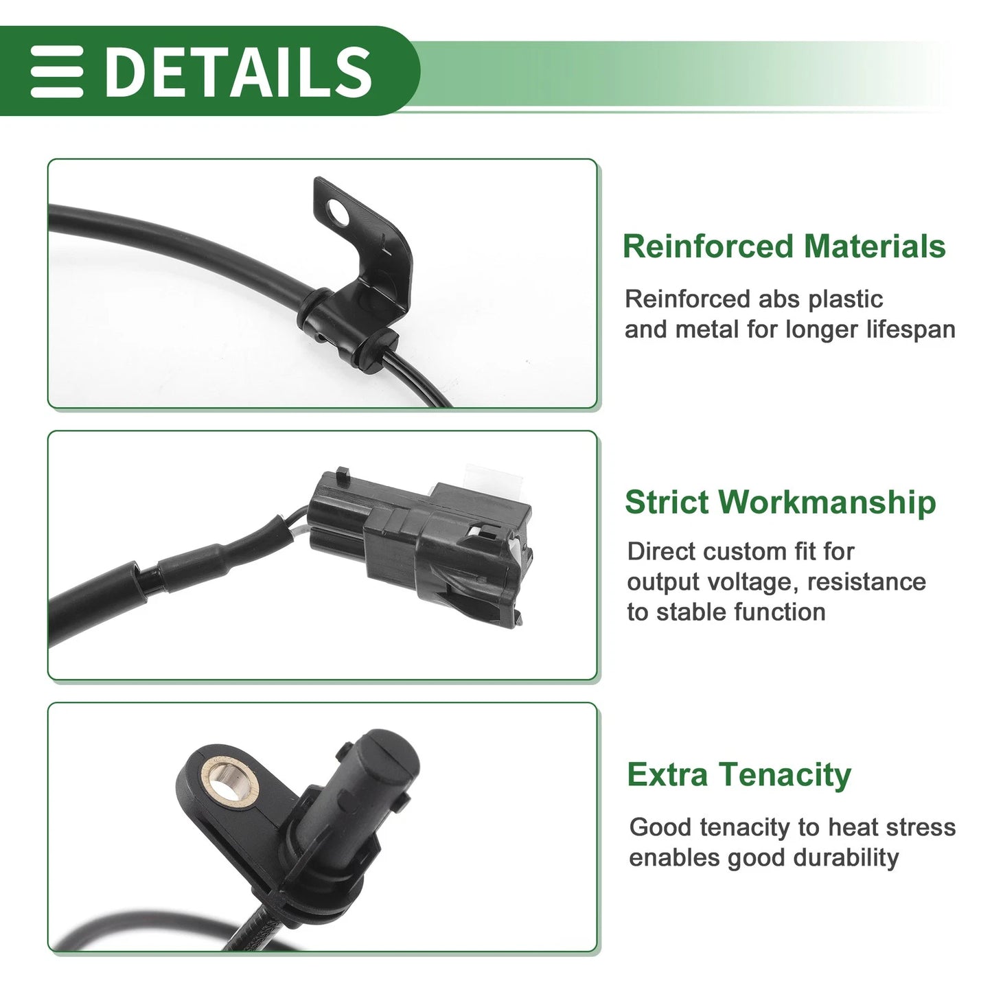 ABS Wheel Speed Sensor No. 598103V500 for Hyundai Azera (2012–2017)