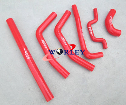 Silicone Radiator Hose for Kawasaki KXF250 KX250F (2009–2015) - Blue