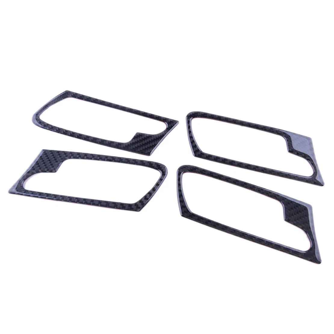 Carbon Fiber Interior Door Handle Frame Cover for BMW X5 E70 X6 E71 (2008-2013)