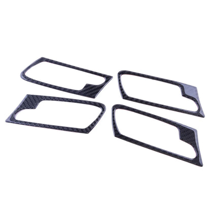 Carbon Fiber Interior Door Handle Frame Cover for BMW X5 E70 X6 E71 (2008-2013)