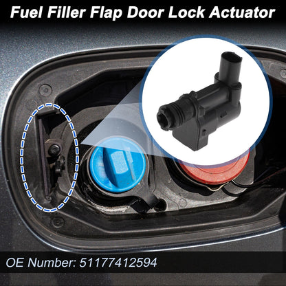 Fuel Filler Flap Door Latch Lock Actuator Motor 51177412594 for BMW X1 (2016–2023)