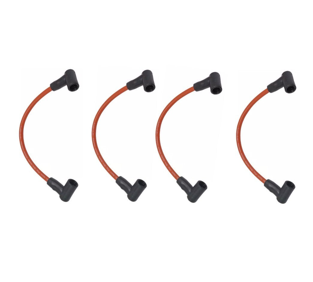 Set of 4 Spark Plug Lead Wires for Johnson Evinrude Outboard (12")