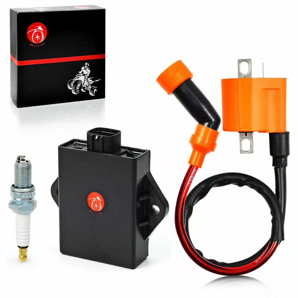 Ignition Coil Spark Plug CDI Box for Suzuki QUADRUNNER 4WD LT4WD (1987–1993)