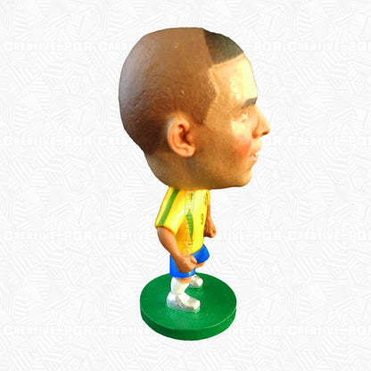 Set of 4 Ronaldo Soccer Player Figurines - Brazil National Team