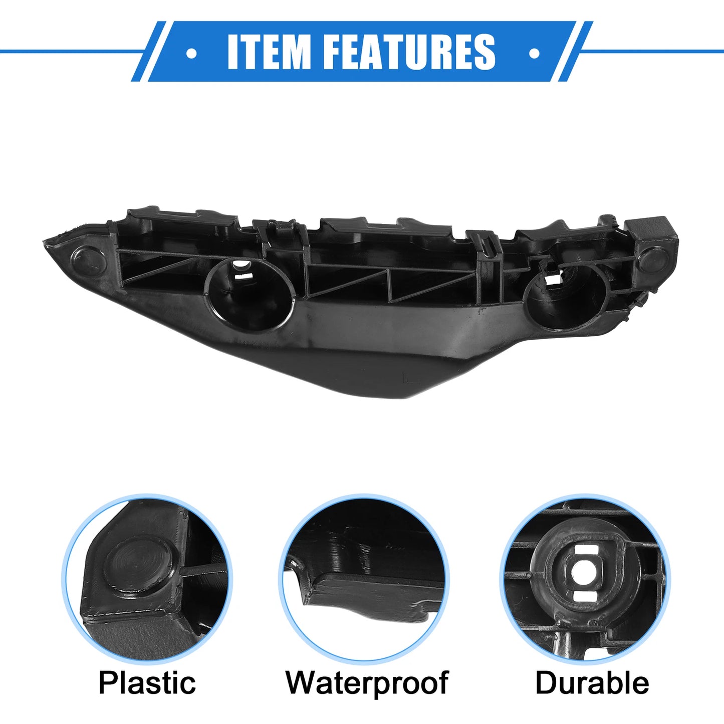 Left Bumper Mounting Support Bracket for Toyota Yaris (2007–2012) No.5253652140