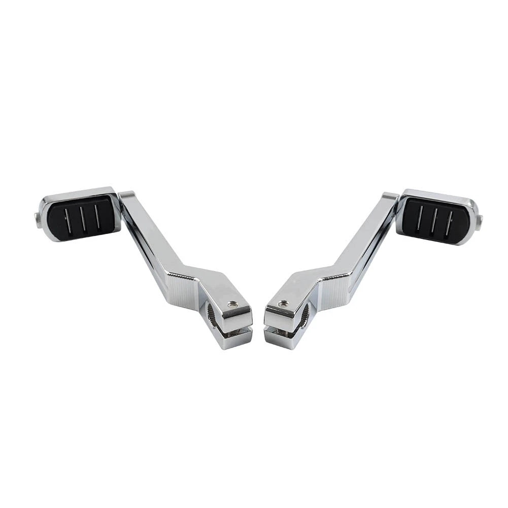 Chrome Heel Toe Shift Lever Shifter Pegs for Harley Softail (1986–2017)