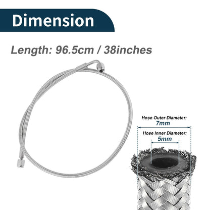 AN-4 Turbo Oil Feed Line Kit for Universal Applications (3.16ft)