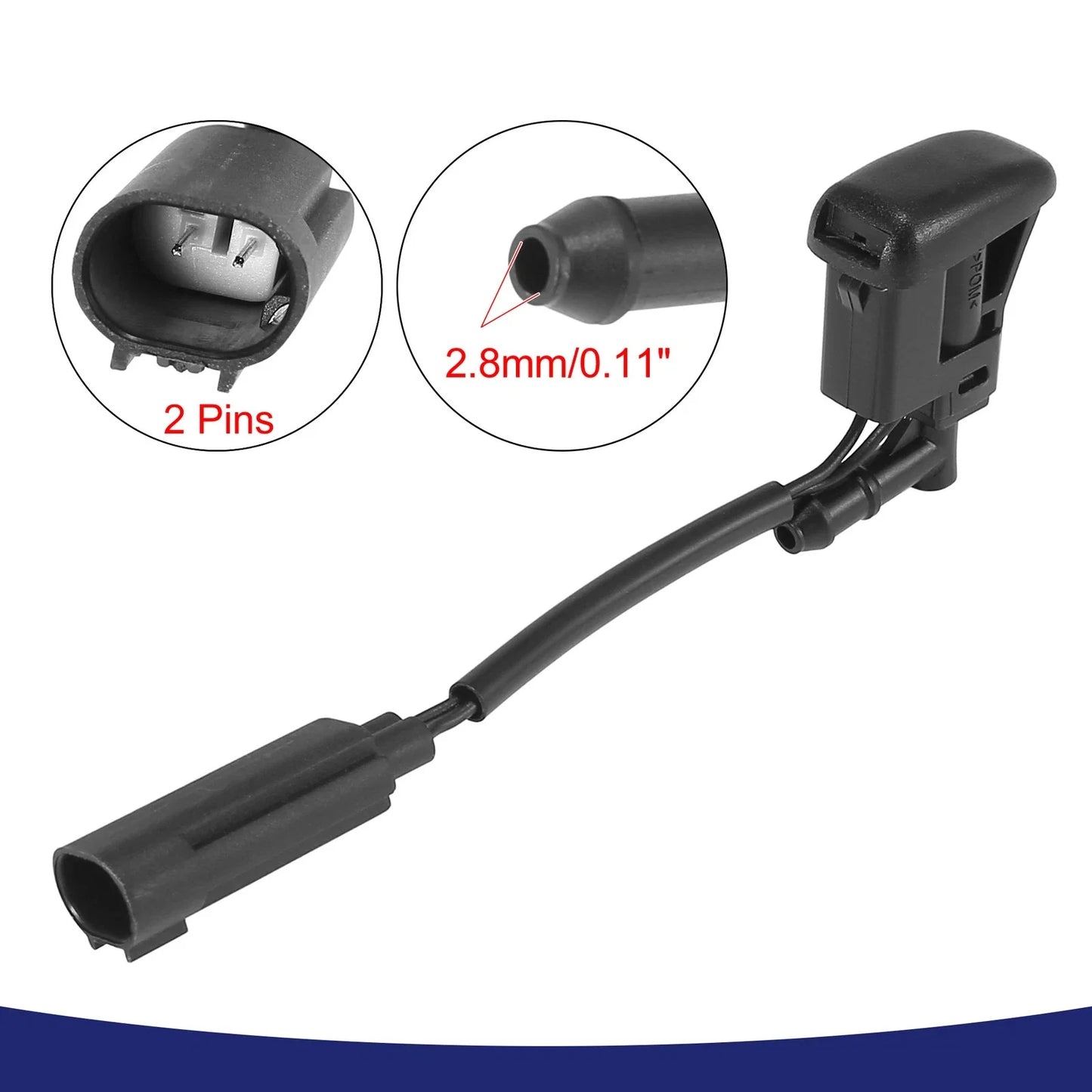 Washer Nozzles Spray Jet for 1x BMW 1 Series