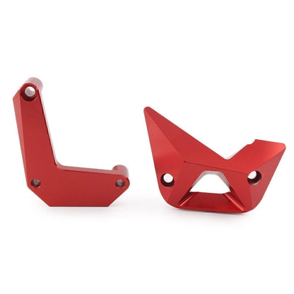 2X CNC Engine Stator Case Cover for Kawasaki Z1000 (2010–2019) Z900 (2017–2019) Red