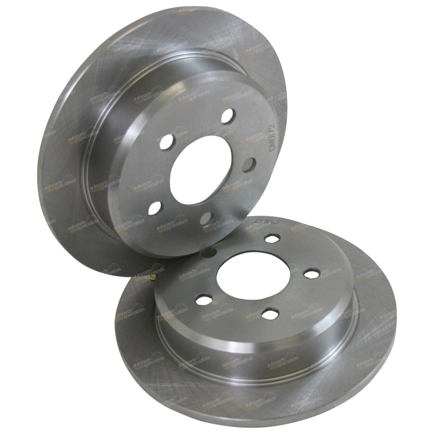 2 Rear Disc Brake Rotors for Mercedes Benz 180E 190D 190E (1984–1994)