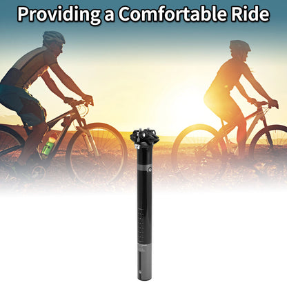 Bike Seat Post 31.6mm x 300mm for Various Bikes (Shock Absorbing)
