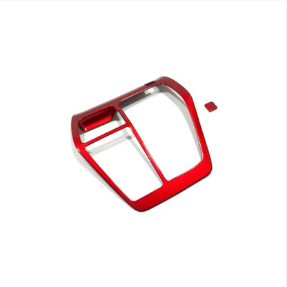 Red Console Gear Shift Panel Cover Trim for Toyota RAV4 (2019–2024)
