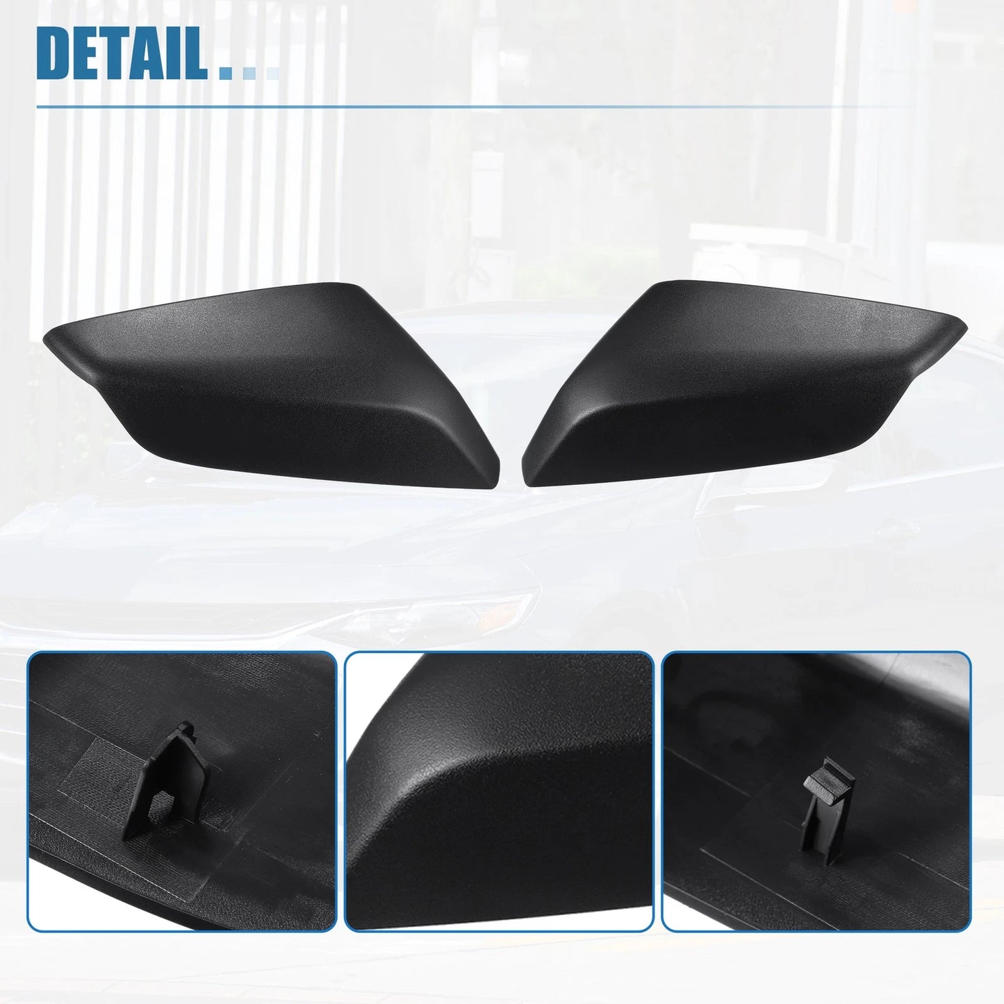 1 Pair Rear Mirror Cover for Chevrolet Malibu (2016–2021) No. 84026841/84026842