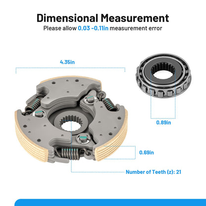 Centrifugal Carrier & Bearing Kit for Kawasaki Bayou 220 250 (1990–2004)
