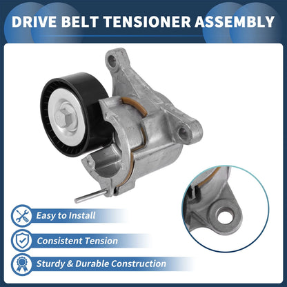 Belt Tensioner for Citroen C4 (2004–2010) No. 5751A0, 9647834880 Metal