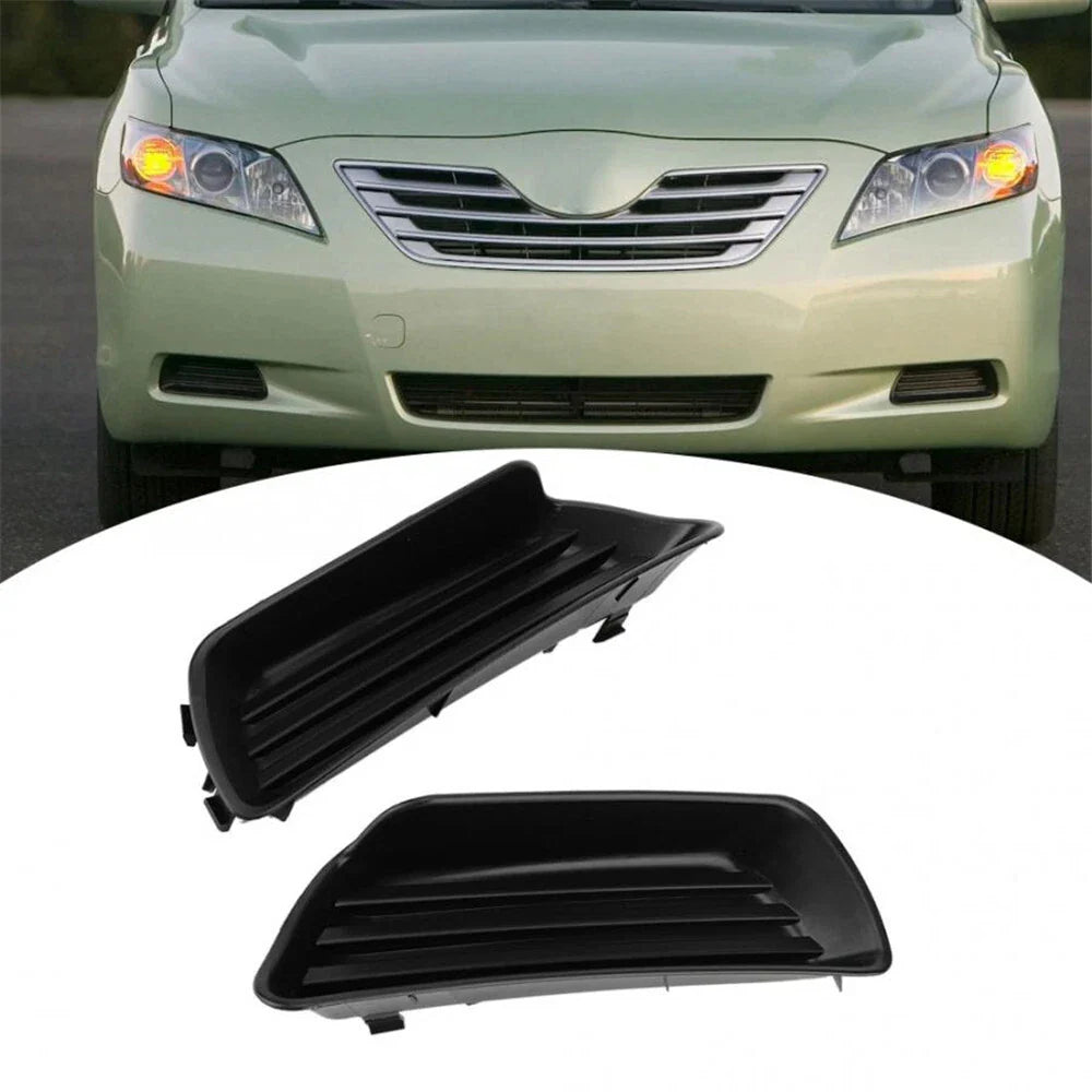 Front Bumper Fog Light Covers  Black for Toyota Camry (2007-2009)