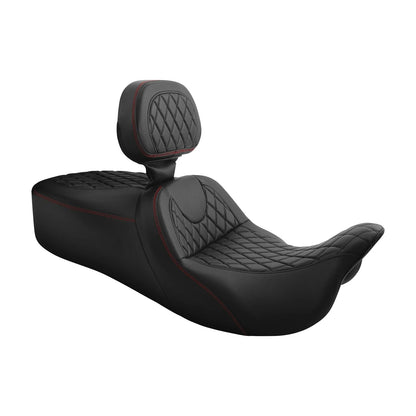 Driver Passenger Seat Backrest for Harley Electra Tri Glide (2009-2023)