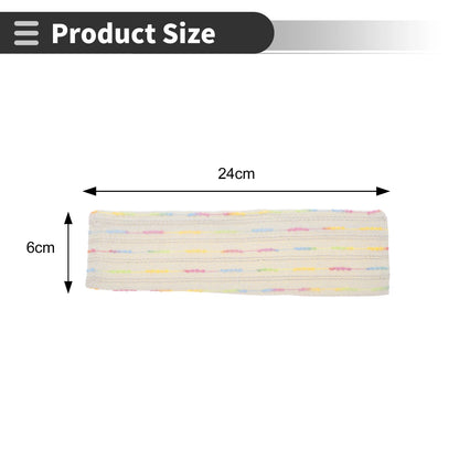 Set of 2 White Seat Belt Cover Pads for Universal Fit (24cm)