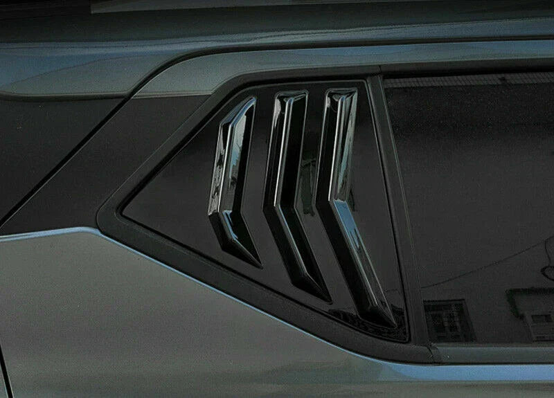 Glossy Black Side Vent Scoop Louver Cover Trim for Nissan Kicks (2017–2024)