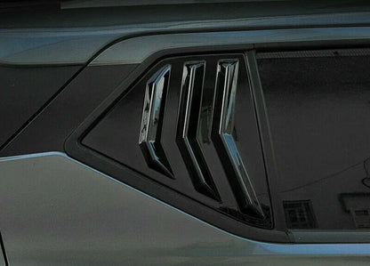Glossy Black Side Vent Scoop Louver Cover Trim for Nissan Kicks (2017–2024)