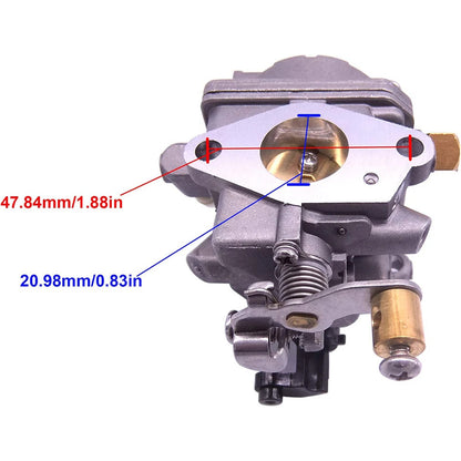 Carburetor Assembly for Yamaha 4-Stroke 4HP Outboard (1990–1999)