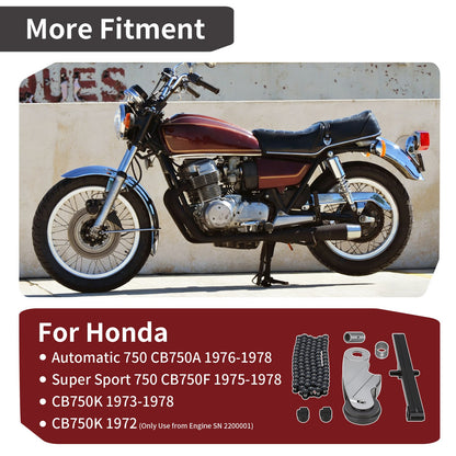 Cam Timing Chain Tensioner Guide Roller Kit for Honda CB750 (1972–1978)