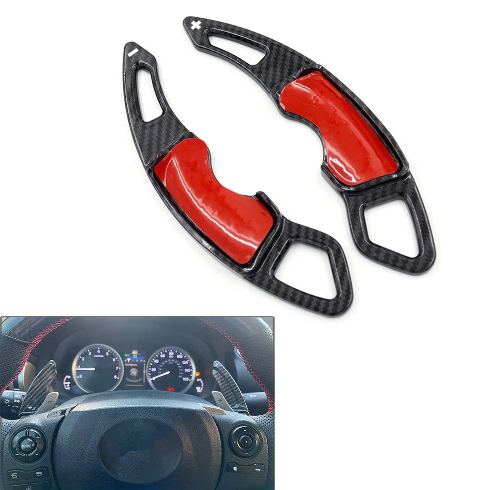Carbon Fiber Steering Wheel Cover Trim for Lexus IS250 NX200 200t 300h (2014–2020)