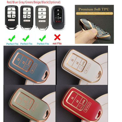 Car Remote Key Fob Case Cover Holder for Honda Civic CR-V Accord Pilot Insight