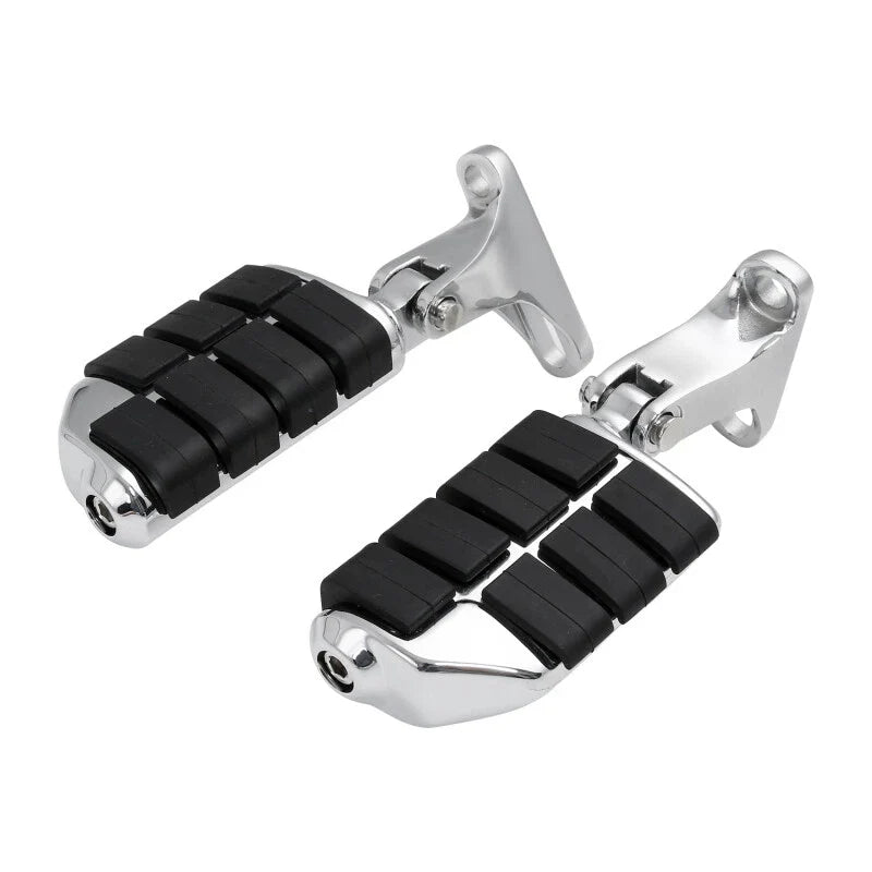 Chrome Rear Footpeg Pair for Harley Touring Street Glide (1993-2025)