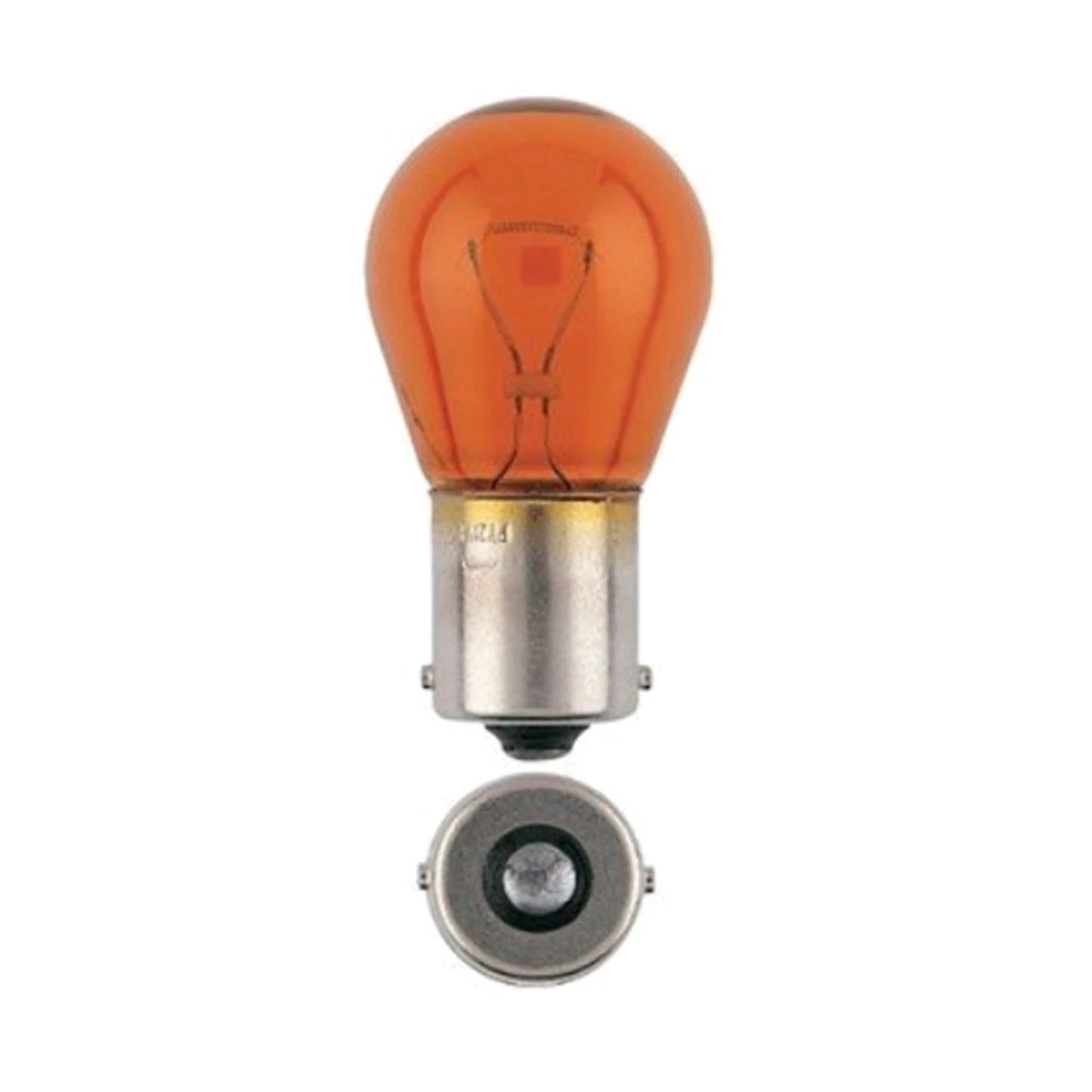 10X Amber BA15S Brake Light Bulbs for Automotive Use