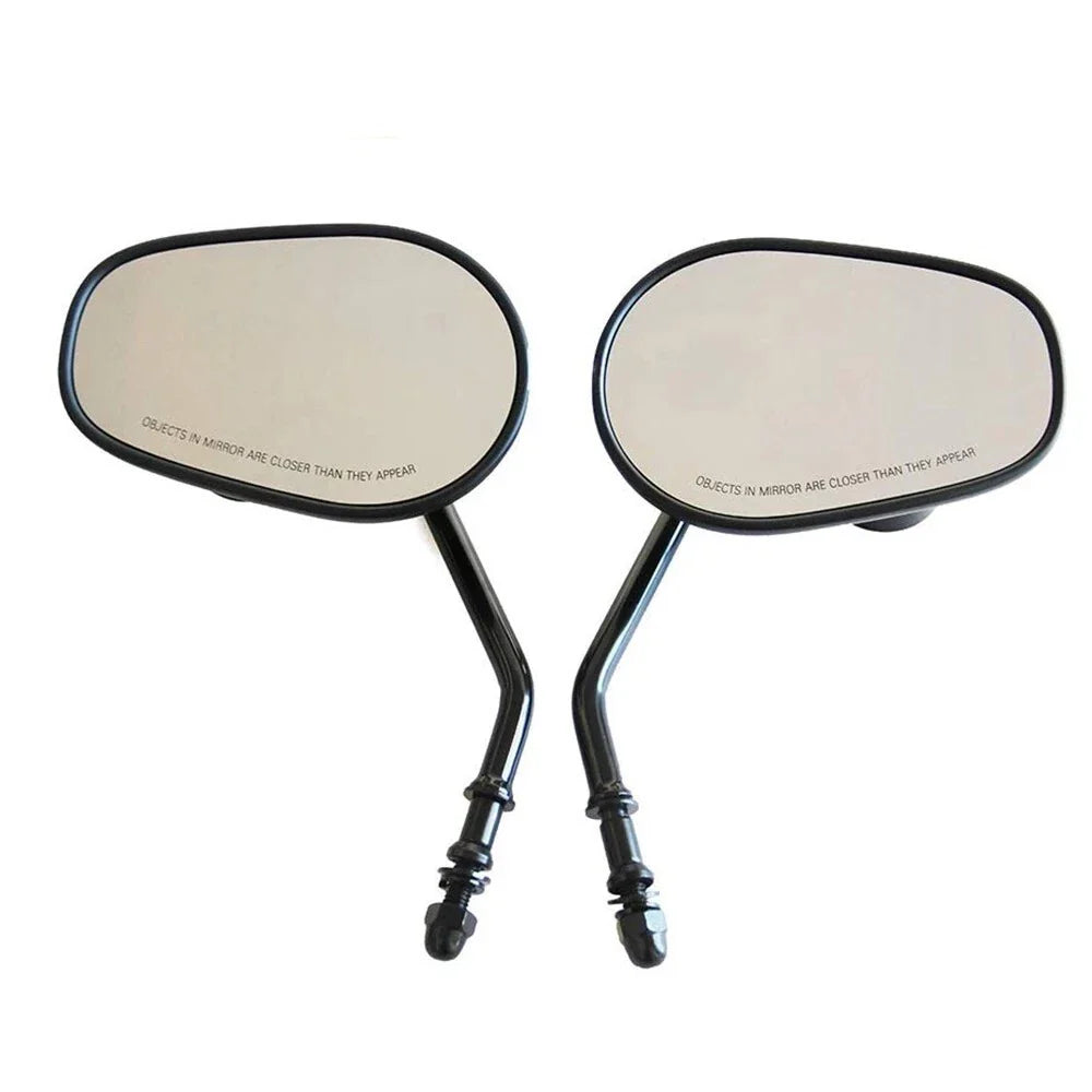 Black Rear View Side Mirror for Harley Davidson Fatboy (1990-2017)