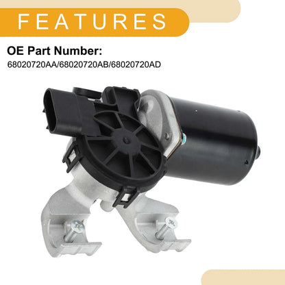 Windshield Wiper Motor for Dodge Nitro 2007-2011 (2 x No.68020720AA/68020720AB)