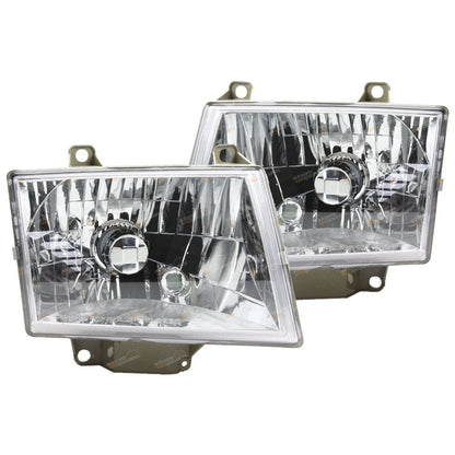 LH+RH Headlights Pair for Mazda Bravo UN Series B2500 B2600 (2002 - 2006)