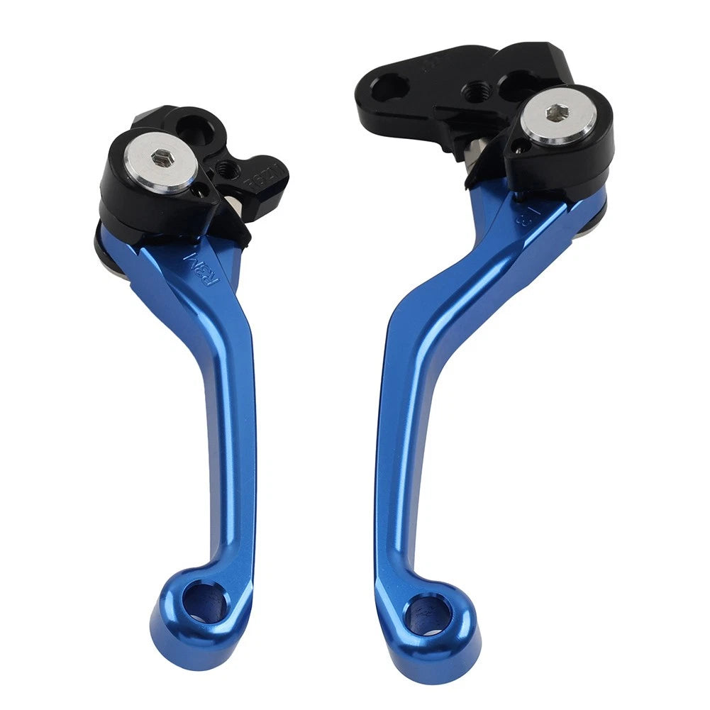 CNC Pivot Brake Clutch Levers for Yamaha YZ80/85 (2015–2019) Blue